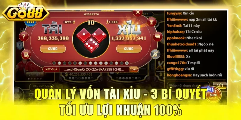 Quản lý vốn tài xỉu